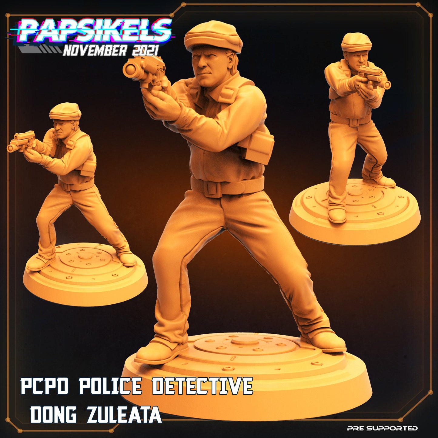 PCPD Police Detective Dong Zuleata (sculpted by Papsikels)