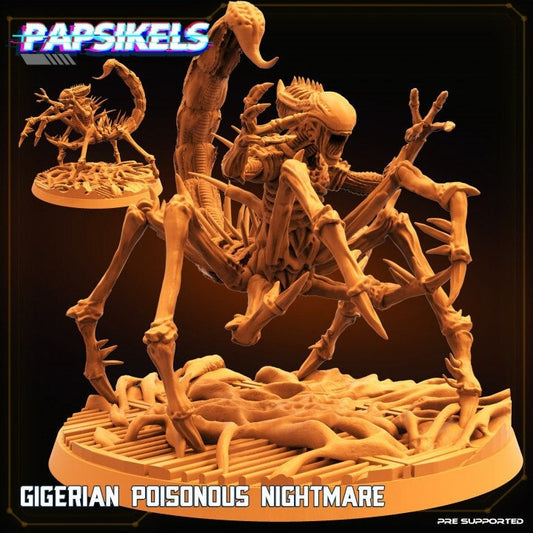 Xenomorph Alien Poisonous Nightmare / Drider / Spider (sculpted by Papsikels)