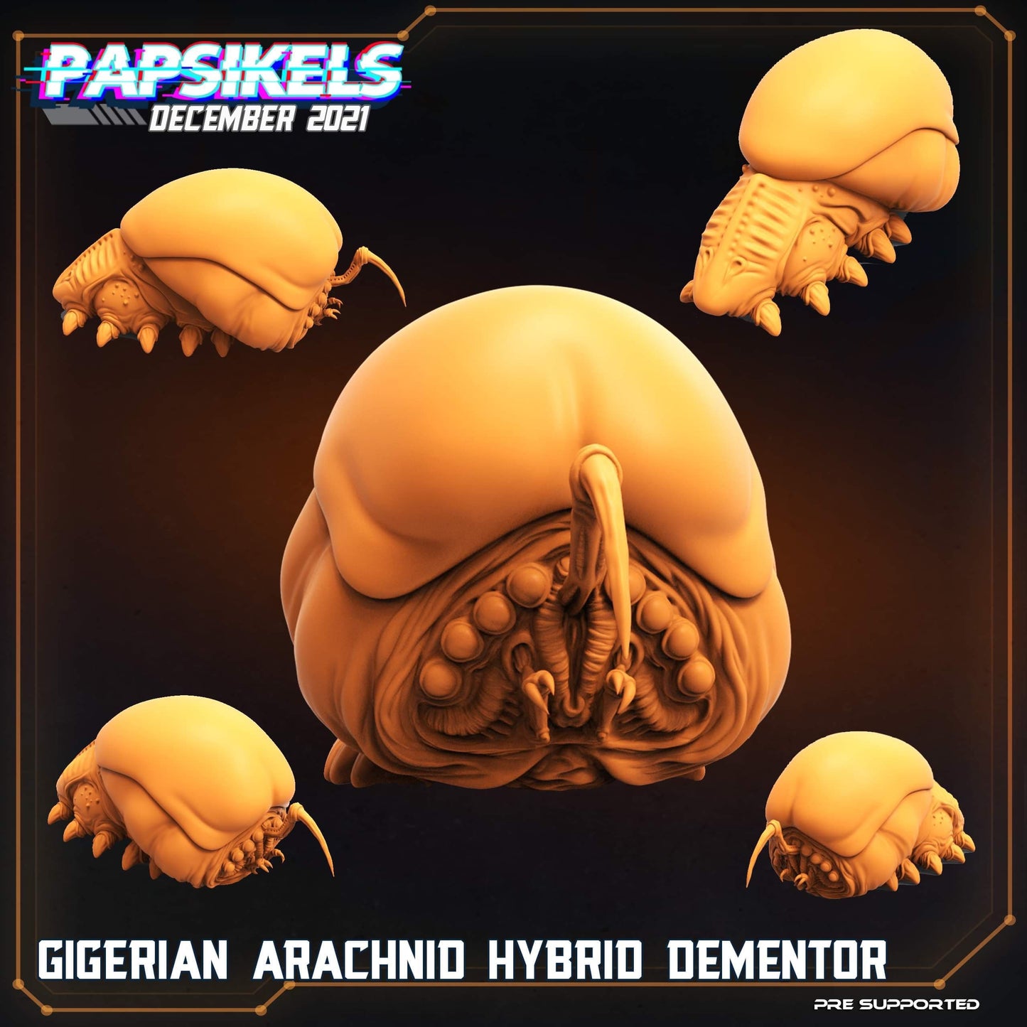 Gigerian Arachnid Hybrid Dementor (sculpted by Papsikels)