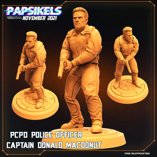 PCPD Police Officer Captain Donald MacDonut (sculpted by Papsikels)