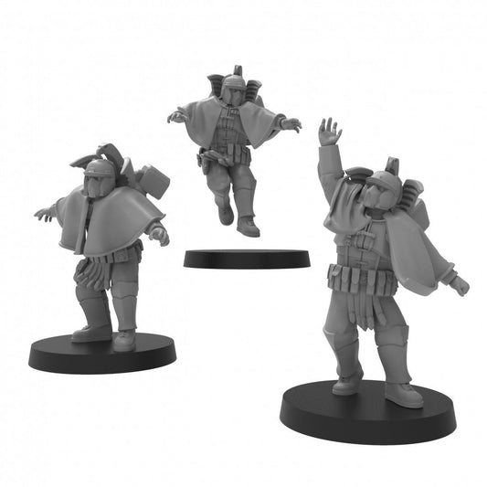 Roman Praecantor Officers / Psykers (3) (sculpted by That Evil One)