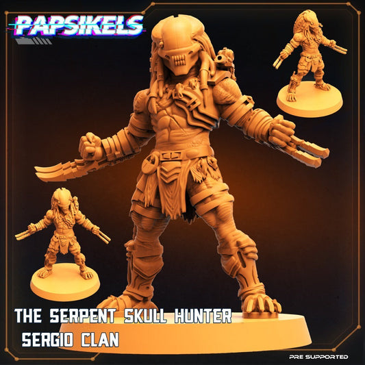 The Serpent Skull Hunter - Sergio Clan - Alt Predator Warrior (sculpted by Papsikels)