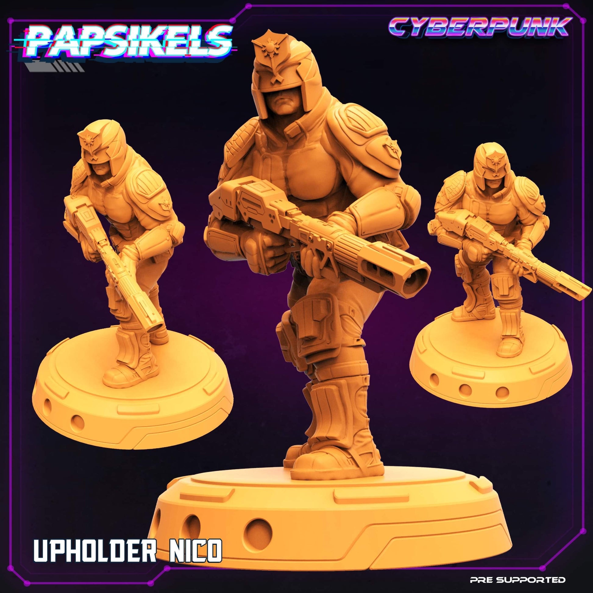 Set of 7 Law Upholders (Judges) sculpted by Papsikels)