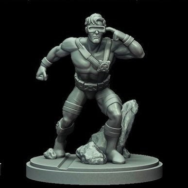 Cyclops / Visor Man 40mm miniature (sculpted by C27 collectibles) (Crisis Protocol Proxy/Alternative)