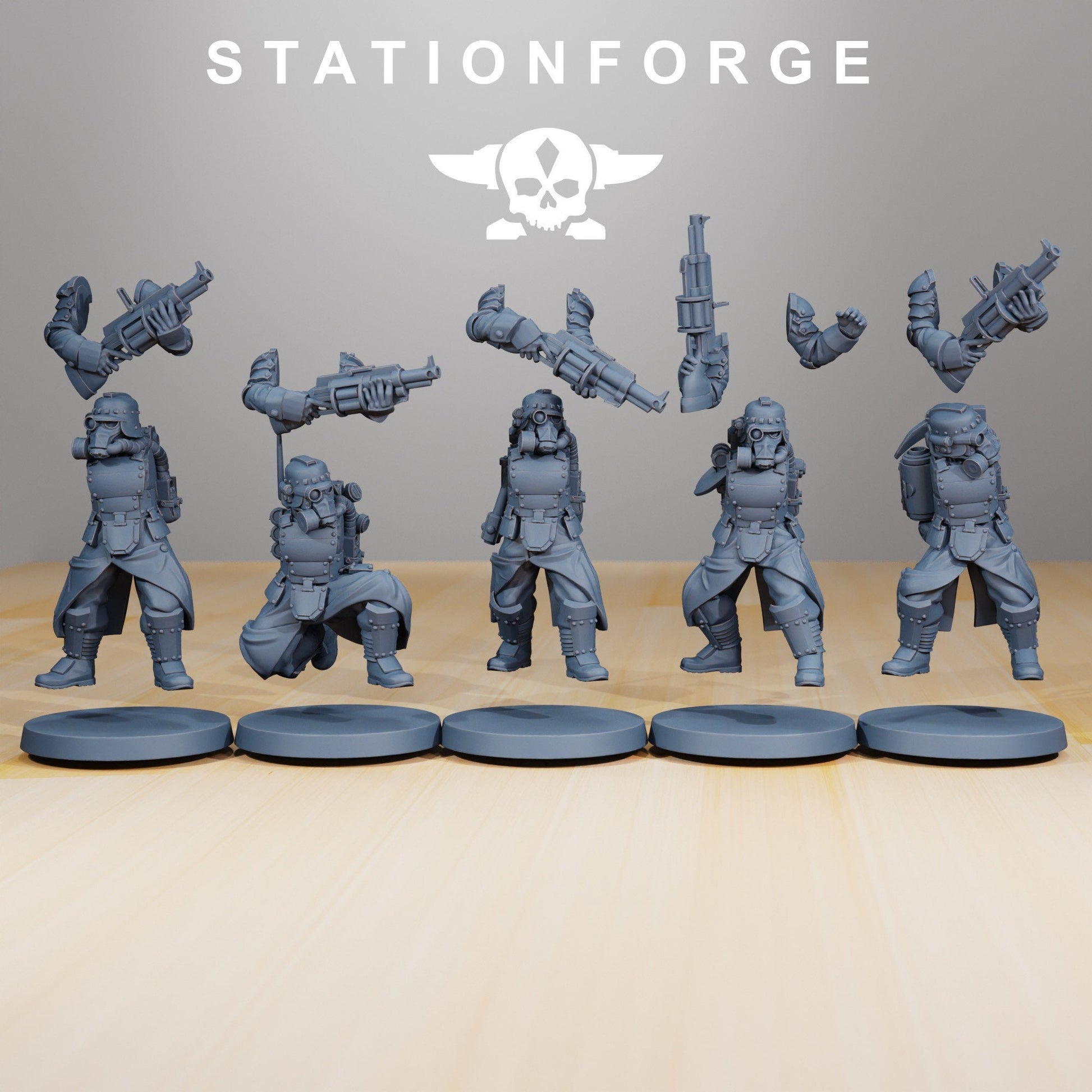 Grim Guard Tinkers (5) (sculpted by Stationforge)