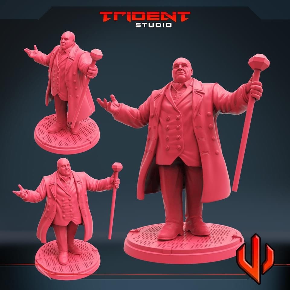 The Kingpin (A) (Fan art sculpted by Trident Studio) (Crisis Protocol Proxy/Alternative)