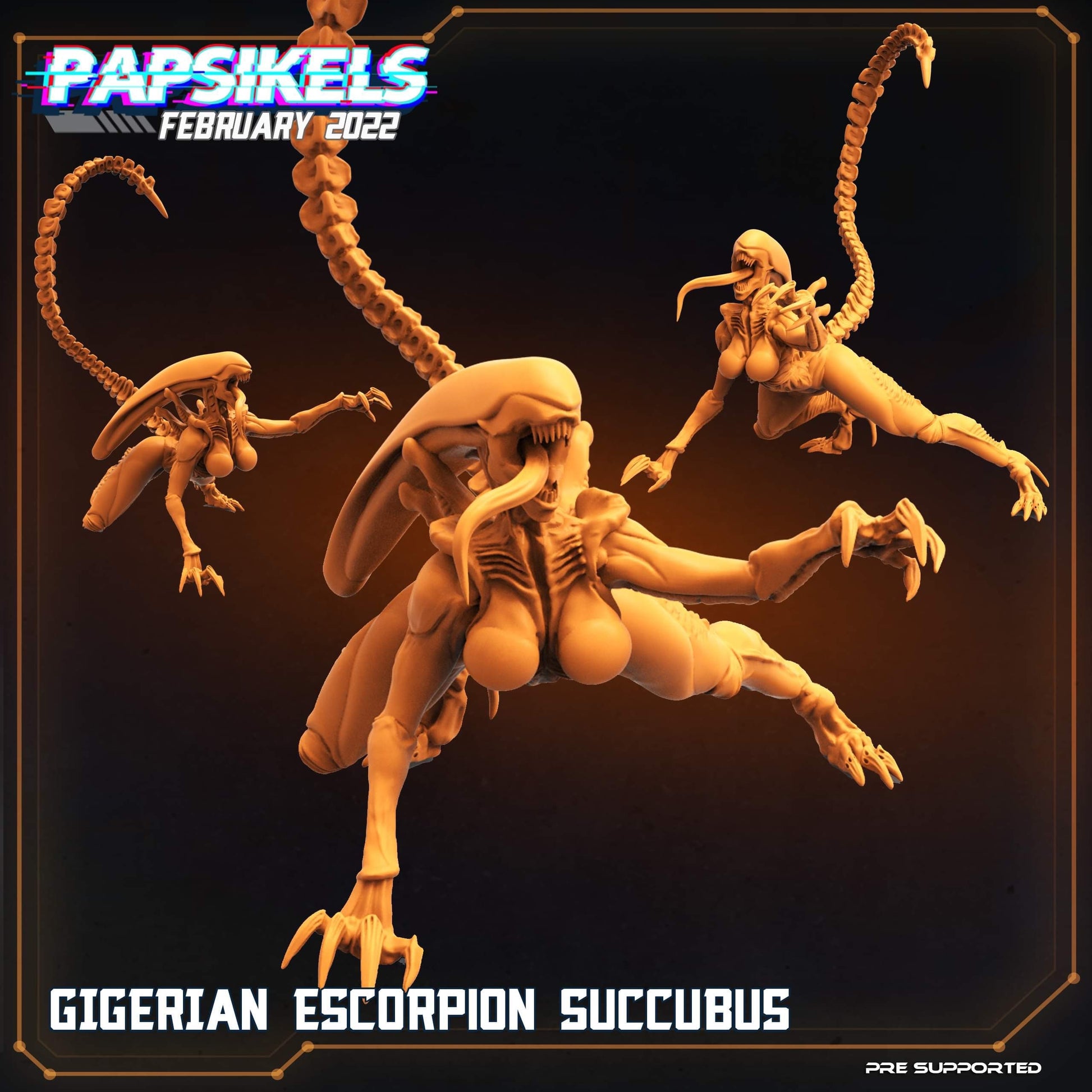 Xenomorph Alien Gigerian Escorpion Succubus (sculpted by Papsikels)