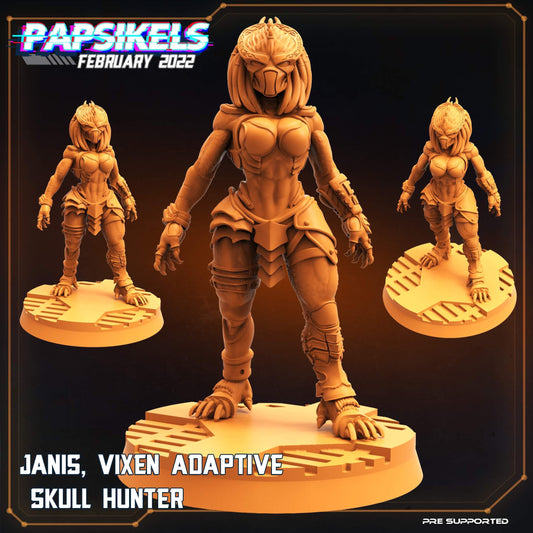 Janis, Vixen Adaptive Skull Hunter - Alt Predator Warrior (sculpted by Papsikels)