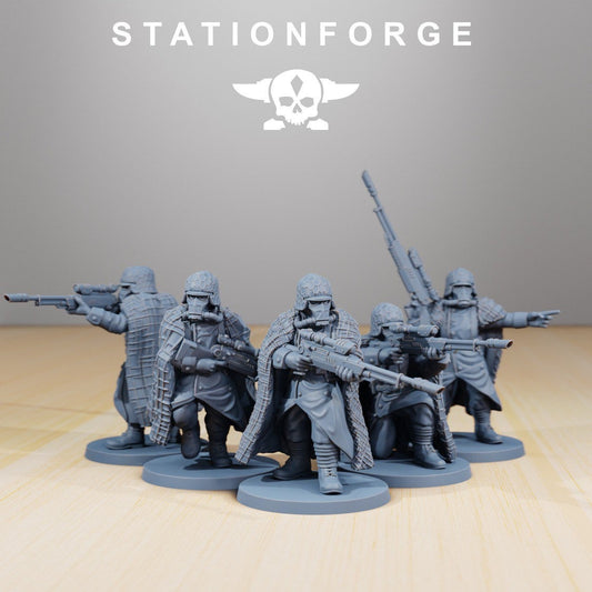 Grim Sniper Squad (5) (sculpted by Stationforge)