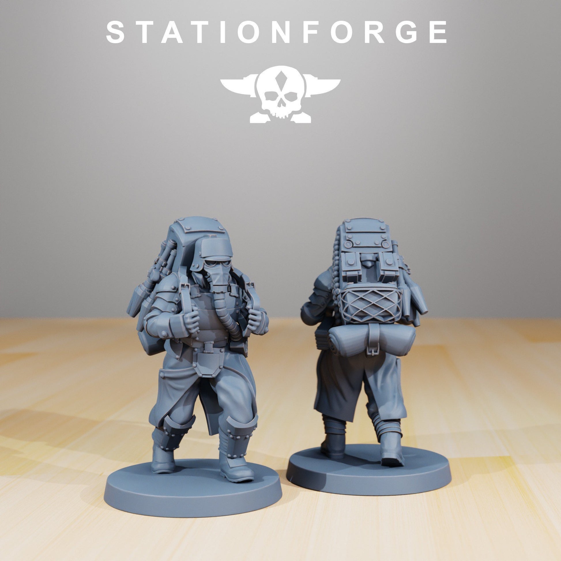 Grim Guard Armoured Squad (5) (sculpted by Stationforge)