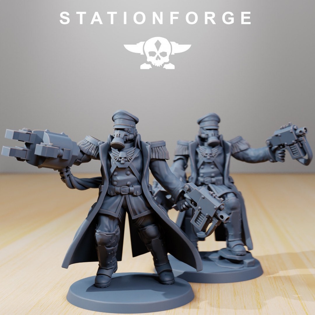 Grim Guard Officer (set of 2) (sculpted by Stationforge)