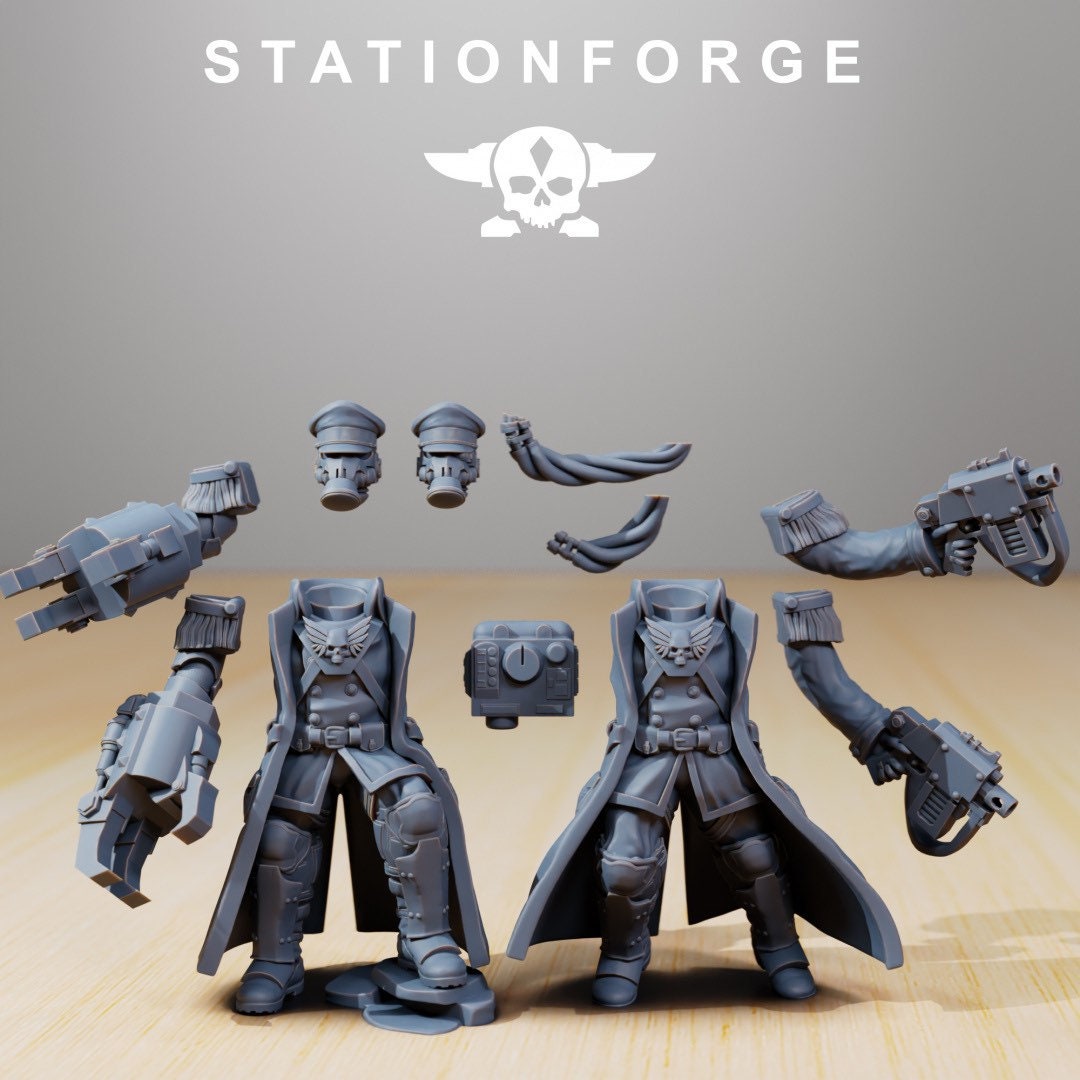 Grim Guard Officer (set of 2) (sculpted by Stationforge)