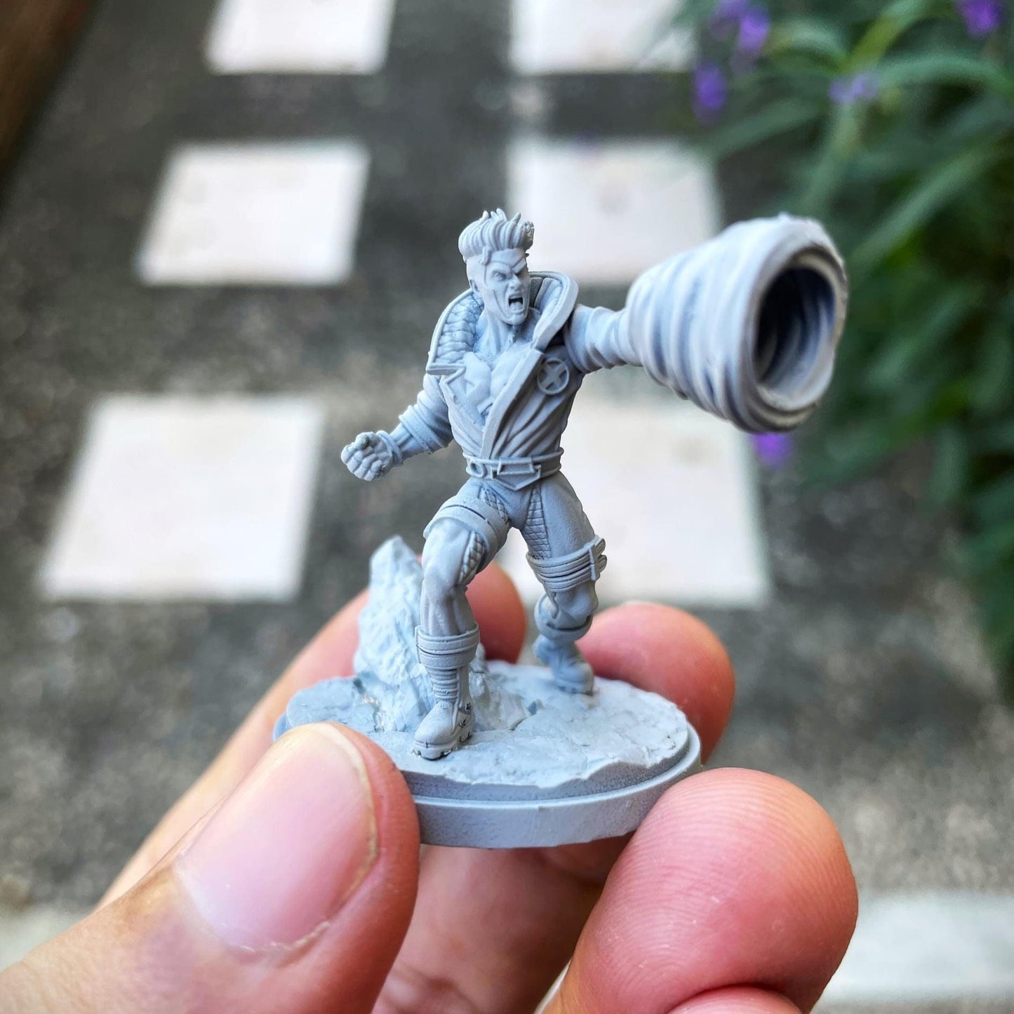 Havoc / Mister Boom 40mm miniature (sculpted by C27 collectibles) (Crisis Protocol Proxy/Alternative)