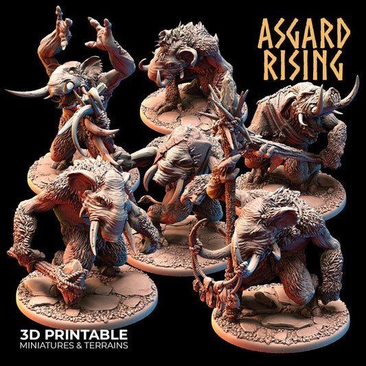 Tundra Trolls by Asgard Rising ( troll / monster / giant)