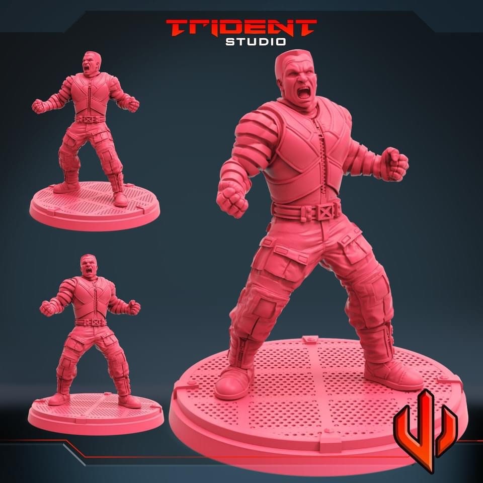 Colossus (Fan art sculpted by Trident Studio) (Crisis Protocol Proxy/Alternative)