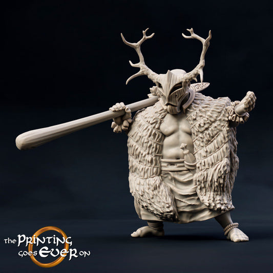 Woodwose Beastmaster (sculpted by The Printing Goes Ever On)