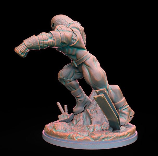 Colossus / Juggernaut / Unstoppable Colossus 40mm miniature (sculpted by C27 collectibles) (Crisis Protocol Proxy/Alternative)