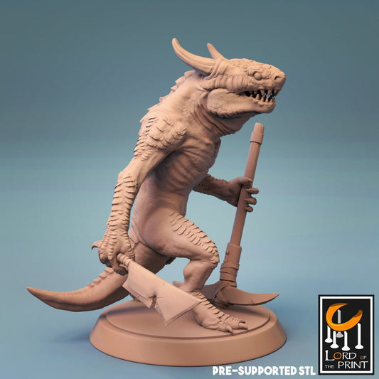 Kobold with Sword and Pick (idle) by Lord of the Print