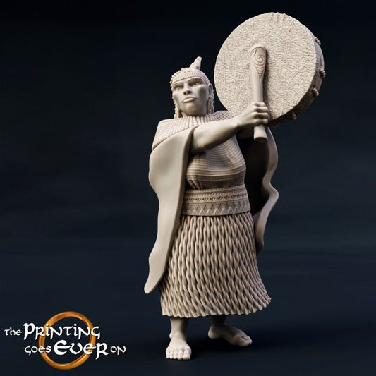 Woodwose Shaman (sculpted by The Printing Goes Ever On)