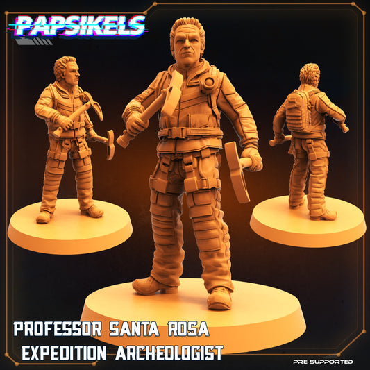 Professor Santa Rosa Expedition Archeologist - AVP Fan Art (sculpted by Papsikels)