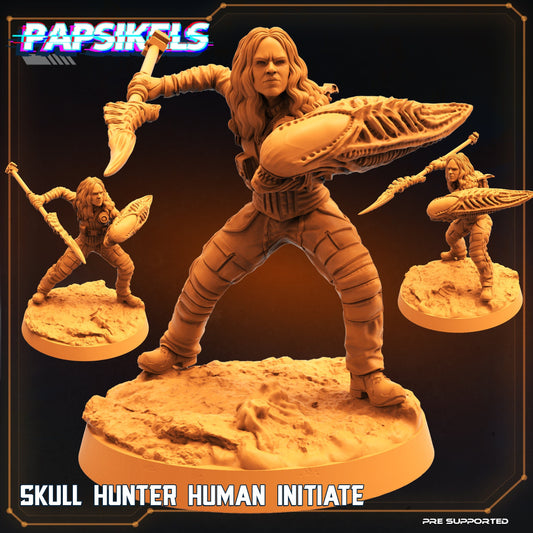 Skull Hunter Human Initiate - Predators Fan Art (sculpted by Papsikels)