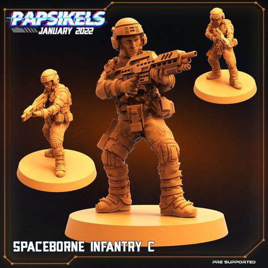 Spaceborne Infantry C (sculpted by Papsikels)