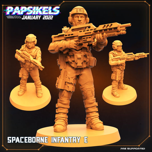 Spaceborne Infantry E (sculpted by Papsikels)