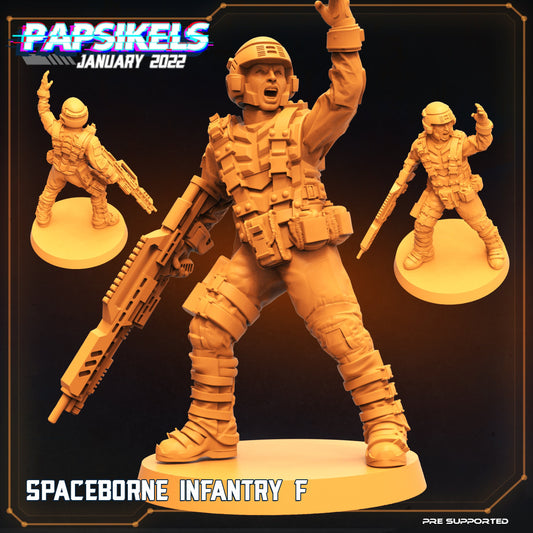 Spaceborne Infantry F (sculpted by Papsikels)