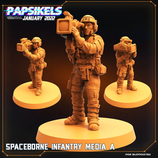 Spaceborne Infantry Media (sculpted by Papsikels)