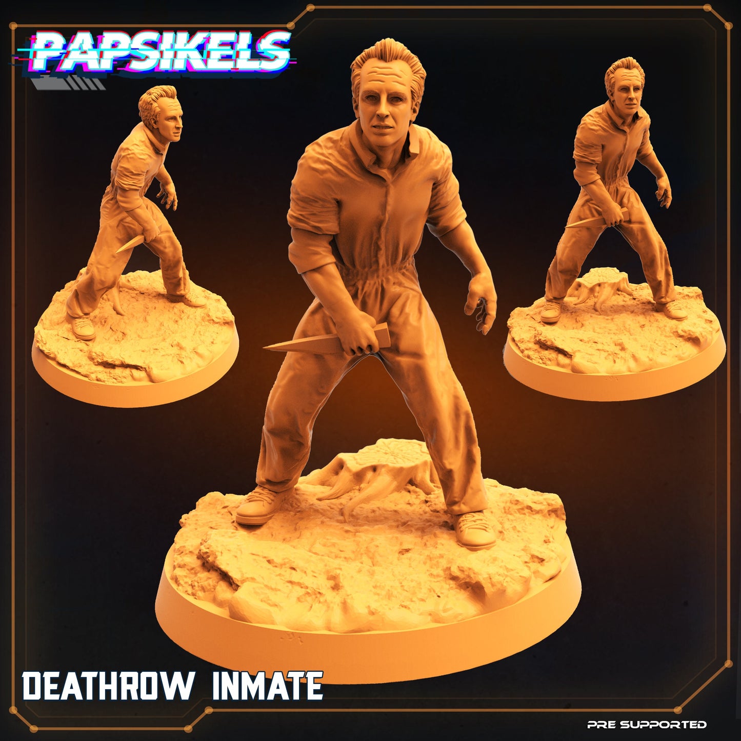 Deathrow Inmate - Predators Fan Art (sculpted by Papsikels)