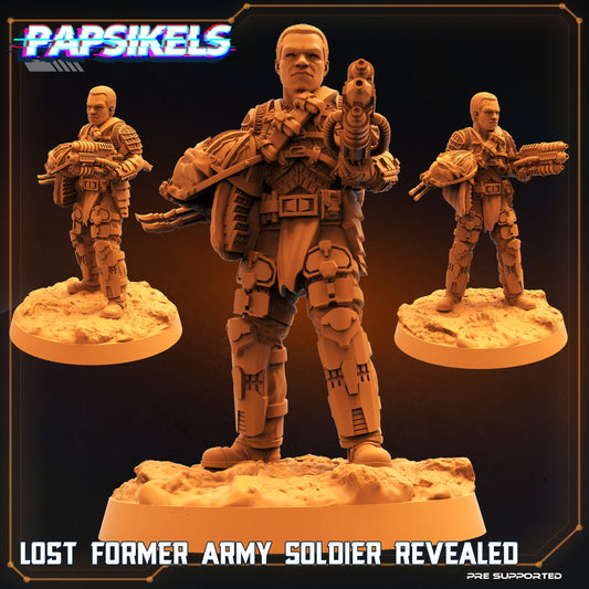 Lost Former Army Soldier Revealed - Predators Fan Art (sculpted by Papsikels)