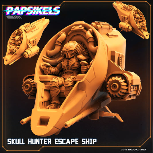 Skull Hunter Escape Ship (sculpted by Papsikels)