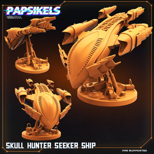 Skull Hunter Seeker Ship (sculpted by Papsikels)