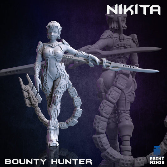 Nikita - Bounty Hunter (by Print Minis)