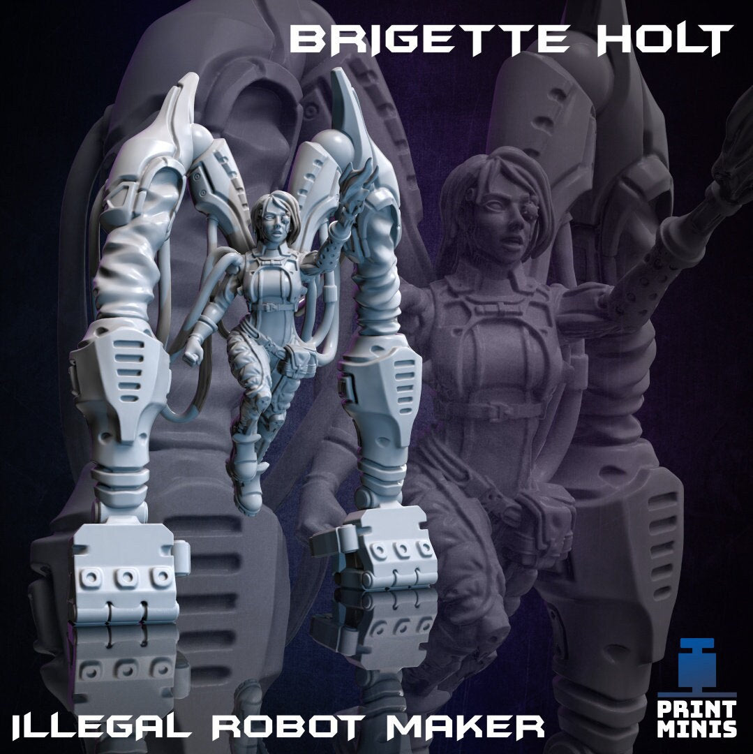 Brigette Holt - Robot Suit Arms (by Print Minis)