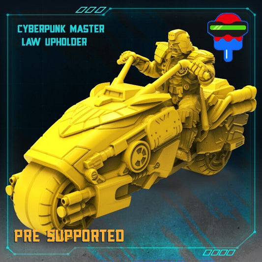 Cyberpunk Master Law Upholder (sculpted by Papsikels)