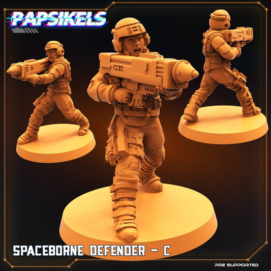 Spaceborne Defender C (sculpted by Papsikels)