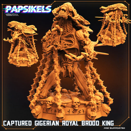 Xenomorph Alien Captured Gigerian Royal Brood King (sculpted by Papsikels)