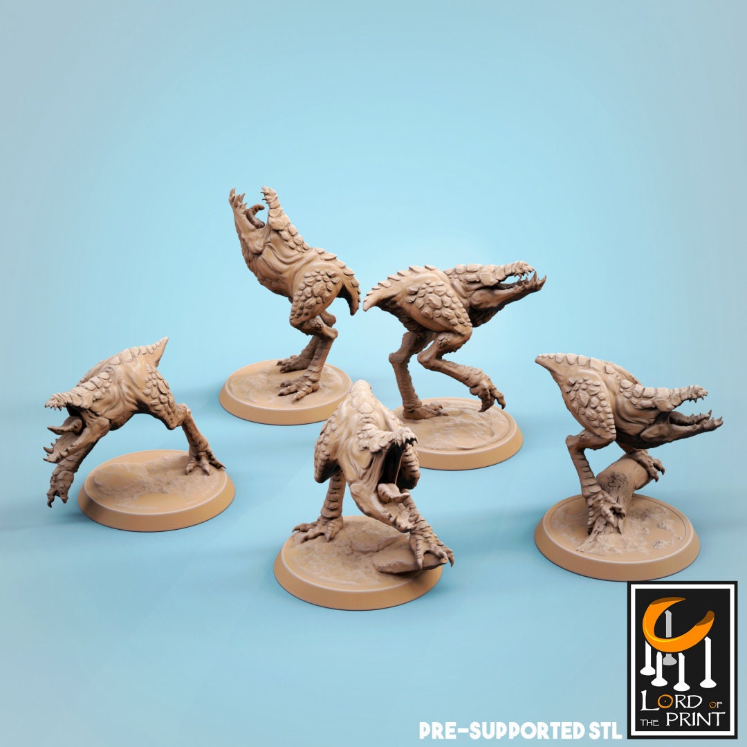 Scavengers (set of 5) - (Sculpted by Lord of the Print)