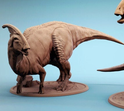 Parasaurolophus - Crouched (Sculpted by Lord of the Print)