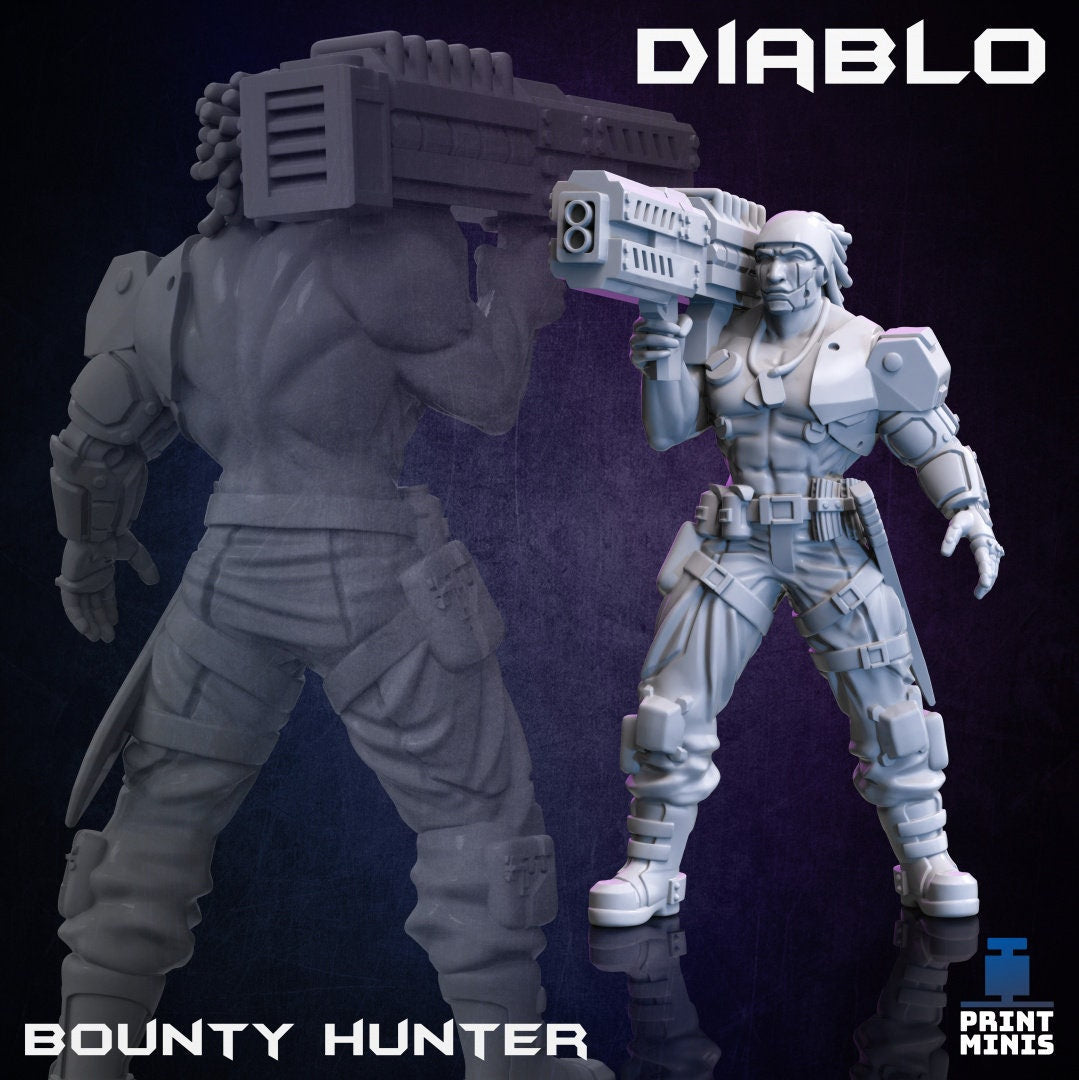 Diablo - Bounty Hunter (by Print Minis)