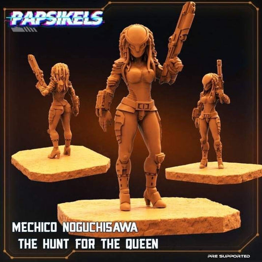 Mechico Noguchisawa- Hunt for the Queen - Predator Fan Art (sculpted by Papsikels)