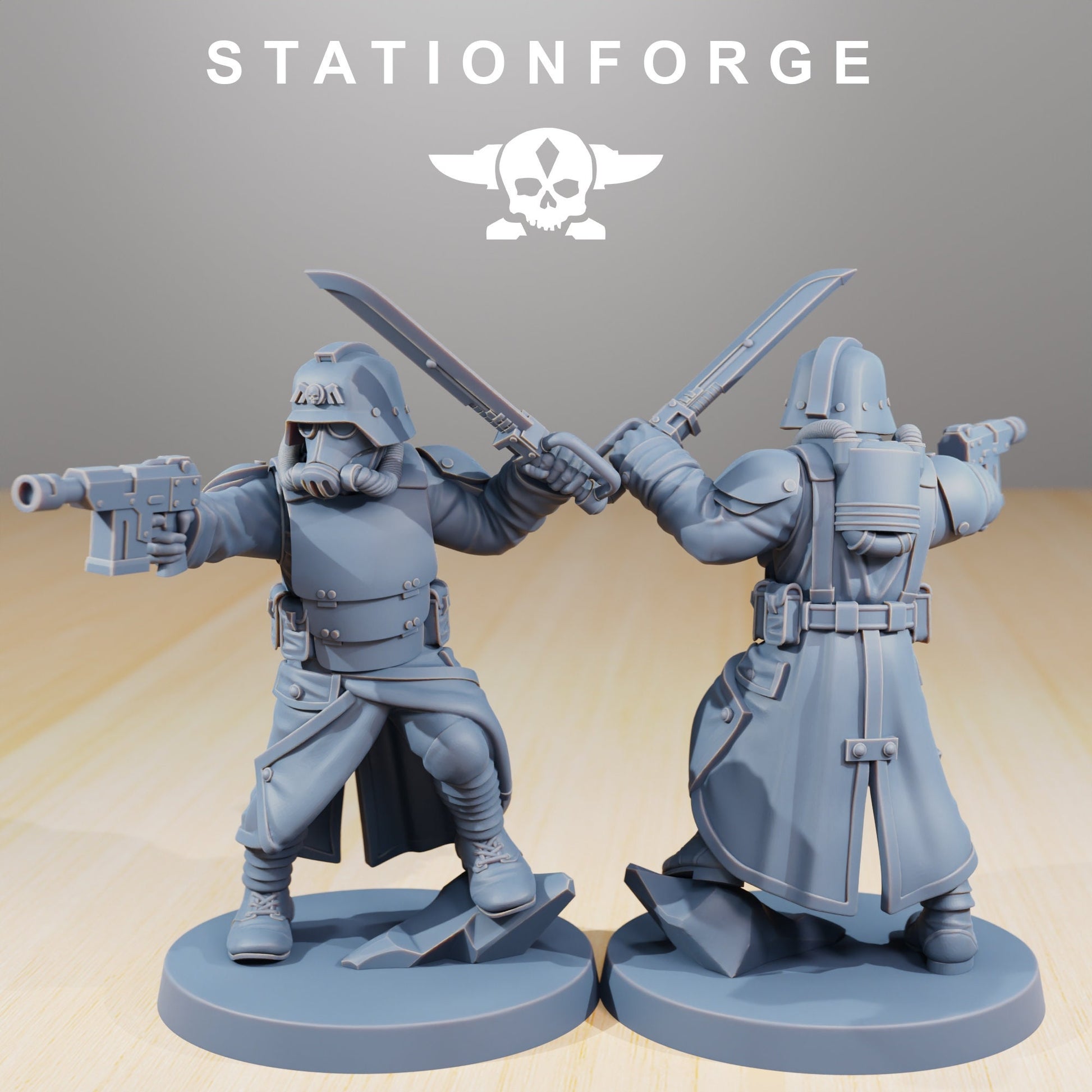 Grim Guard Command Squad (5) (sculpted by Stationforge)