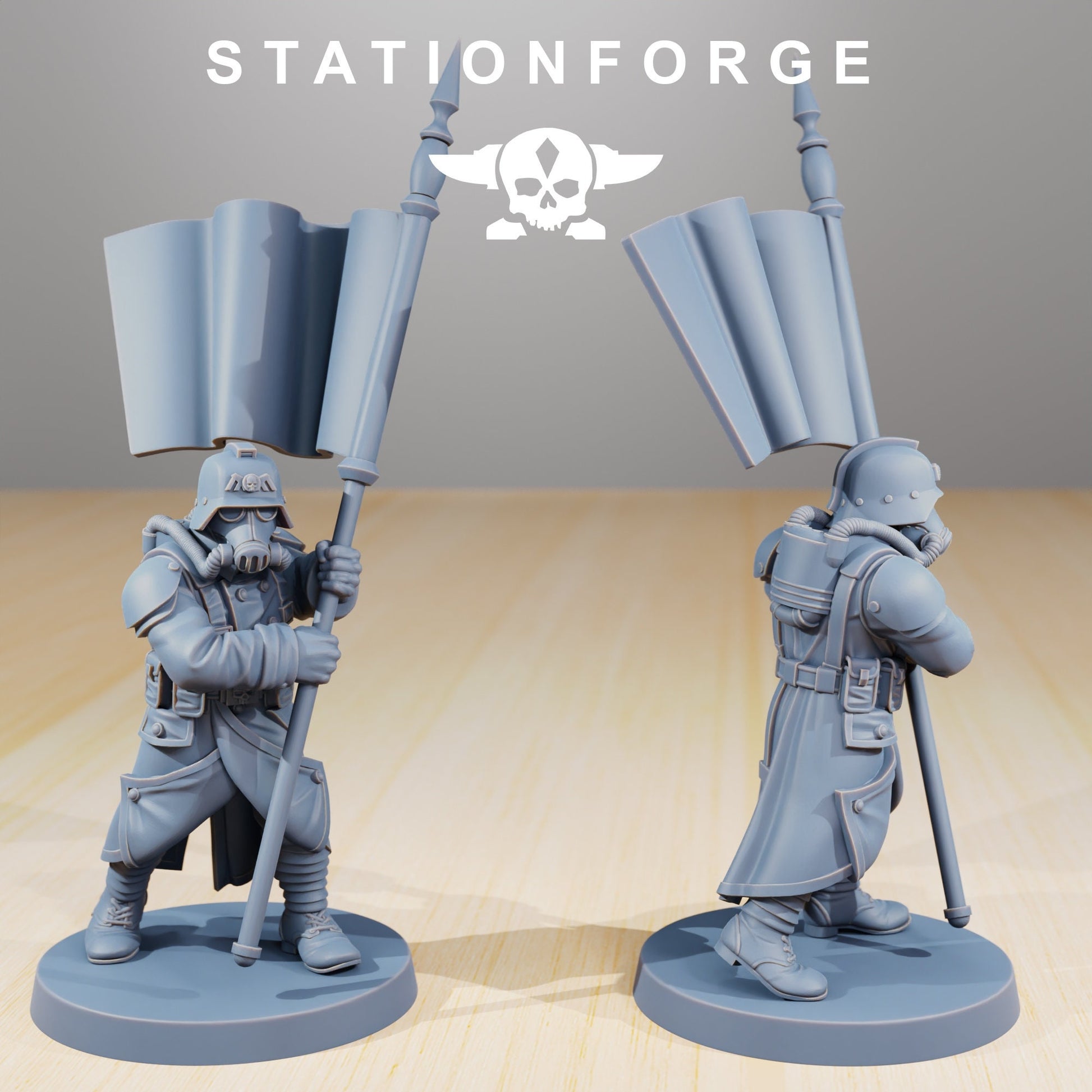 Grim Guard Command Squad (5) (sculpted by Stationforge)