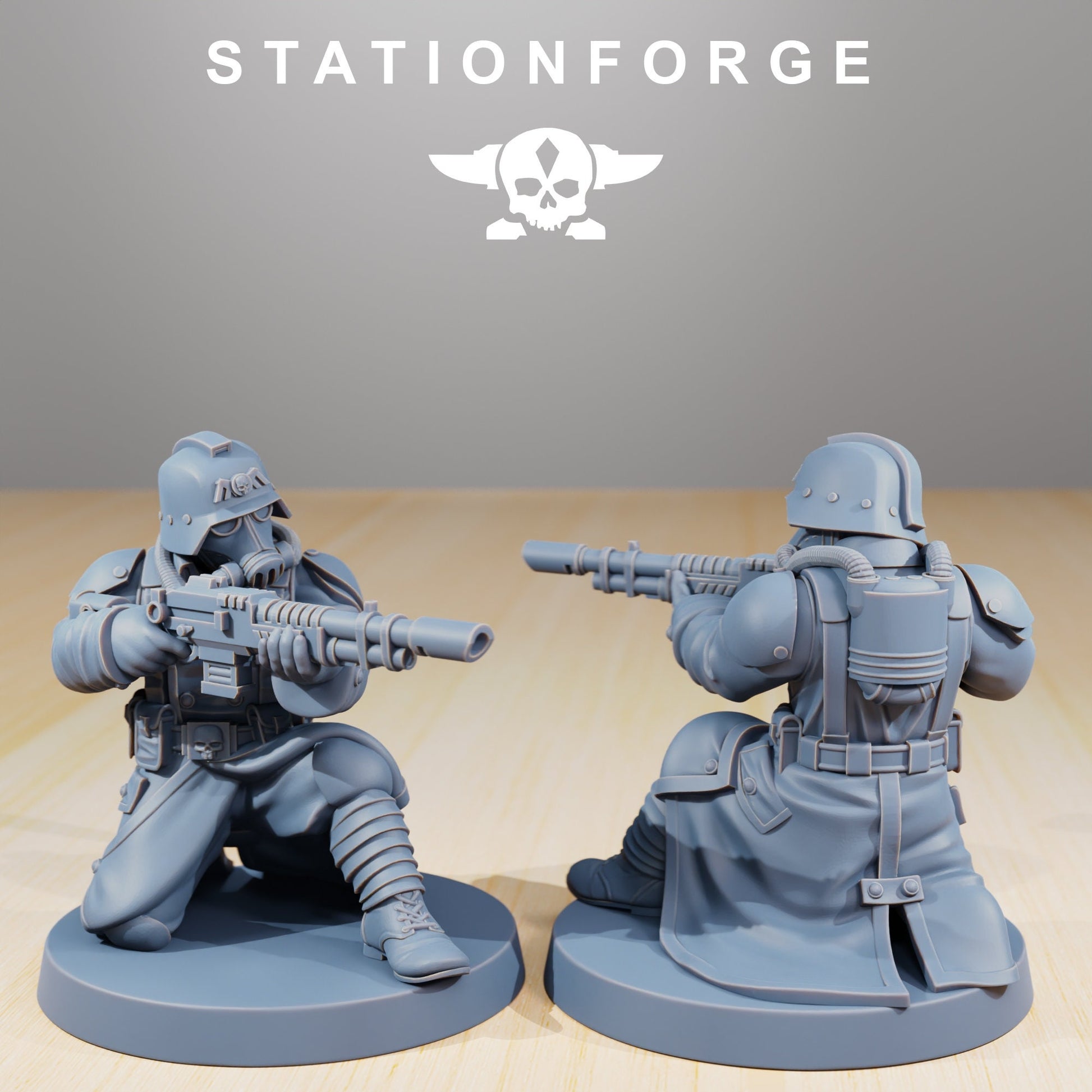 Grim Guard Command Squad (5) (sculpted by Stationforge)