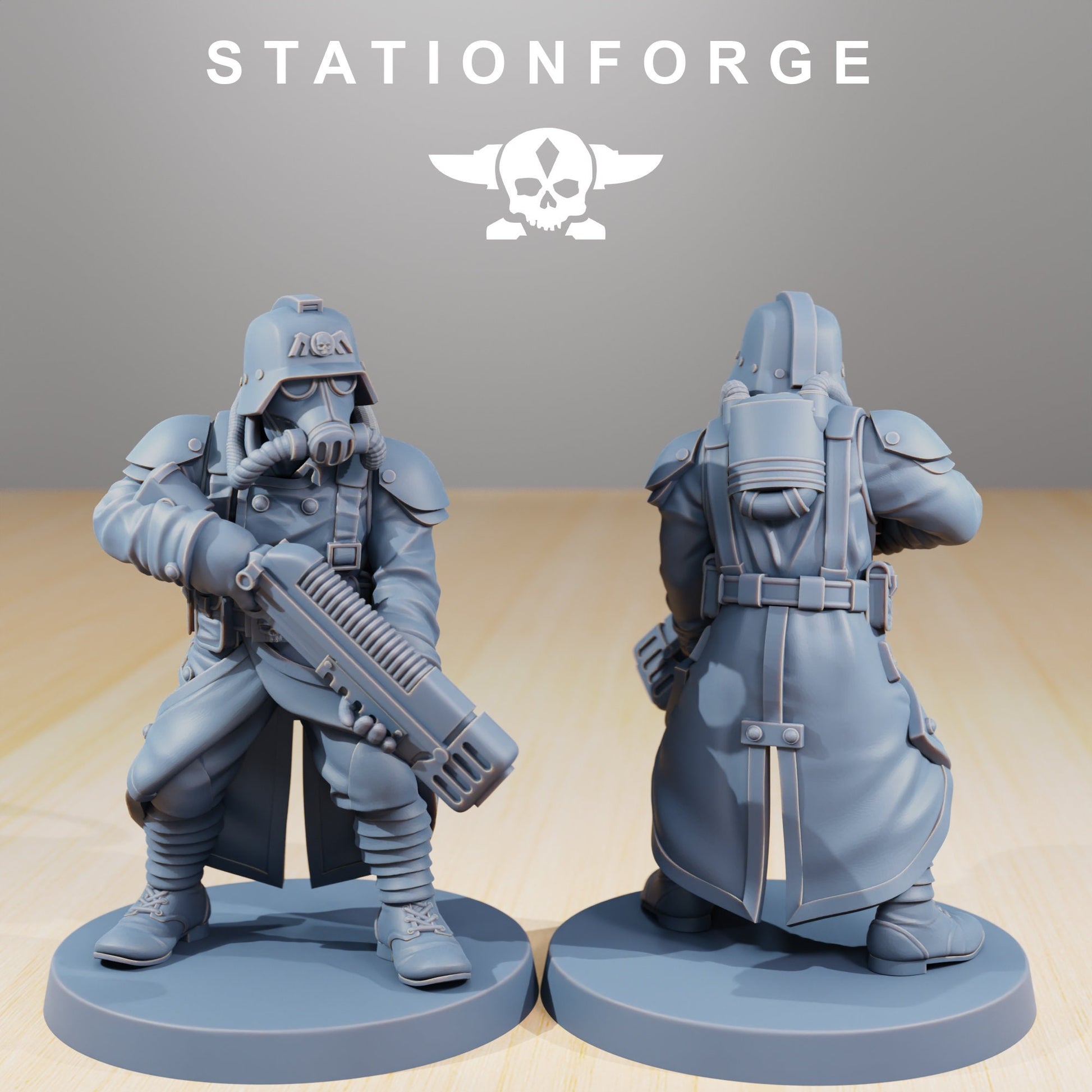 Grim Guard Command Squad (5) (sculpted by Stationforge)