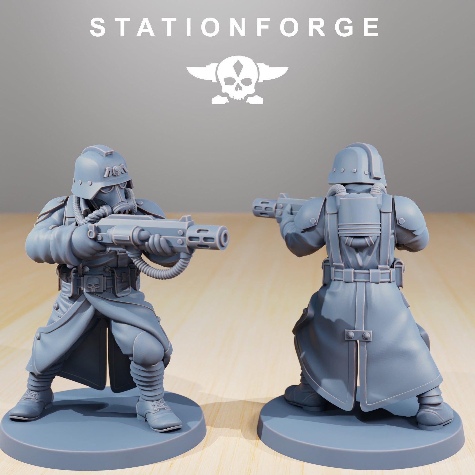 Grim Guard Command Squad (5) (sculpted by Stationforge)