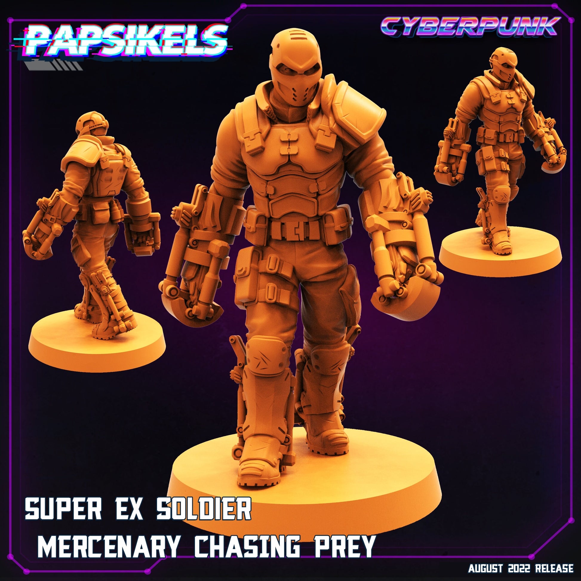 Super Ex Soldier - Mercenary Chasing Prey (sculpted by Papsikels)