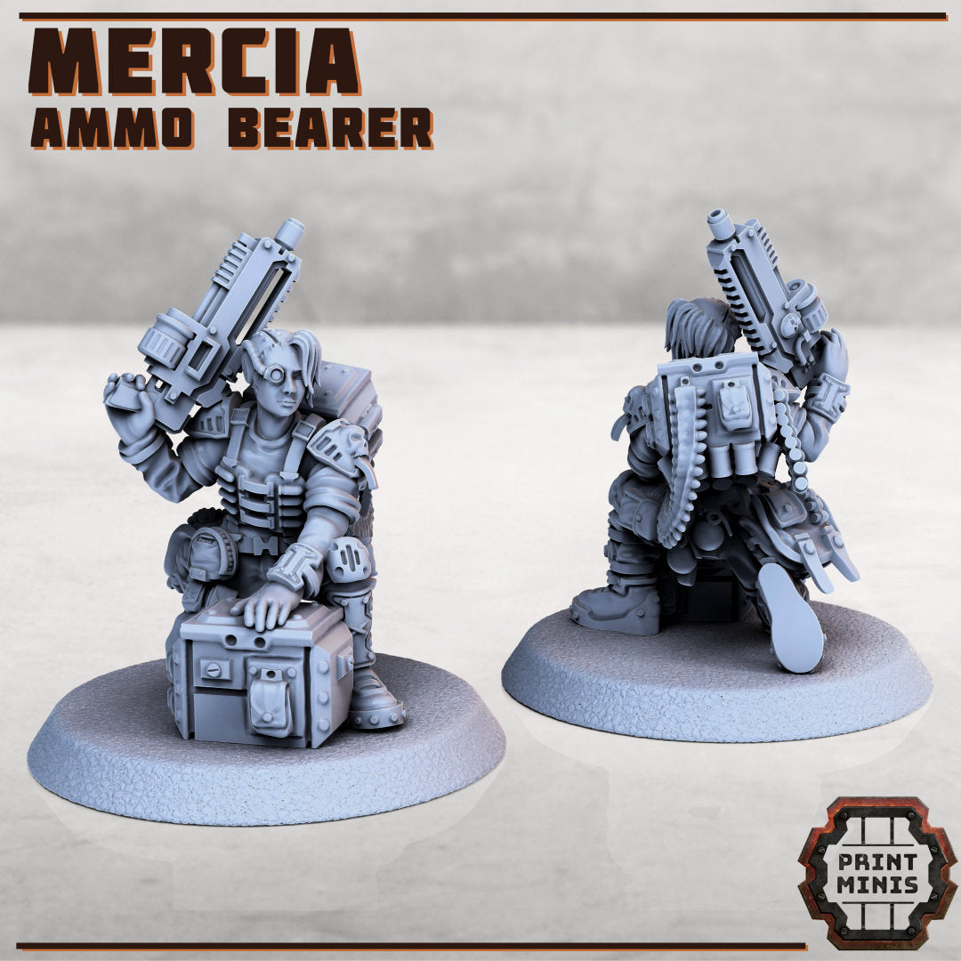 Mercia - Ammo Bearer (by Print Minis)