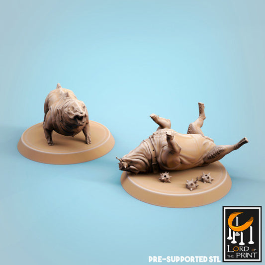 Infernum Puppy - set of 2 (Sculpted by Lord of the Print)